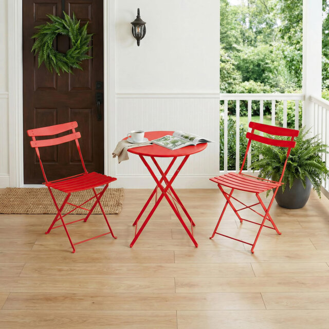 Metal Outdoor Bistro Table , 20.8cm W 19.3cm D