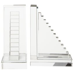 Glass Bookends