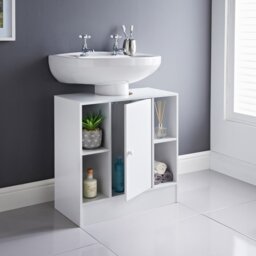 Destinyrose 60Cm Single Bathroom Vanity Base Only in White