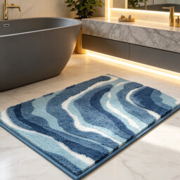 Soft Non-Slip Microfiber Bath Mat - Super Absorbent & Quick Dry