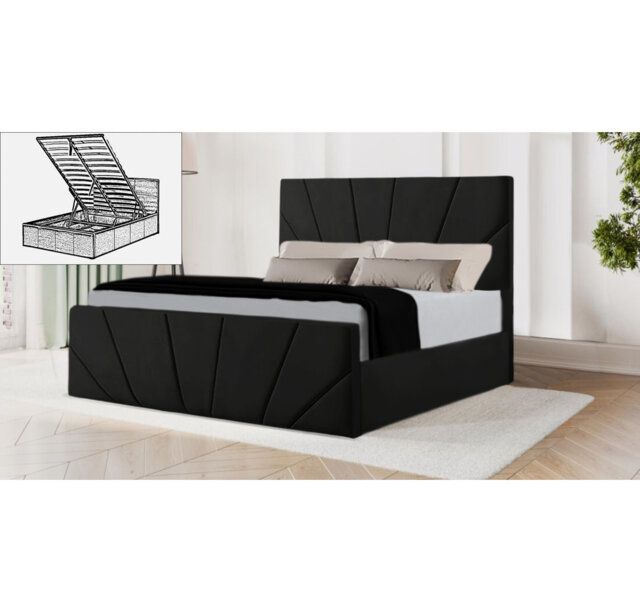 Clemencia Upholstered Ottoman Storage Bed