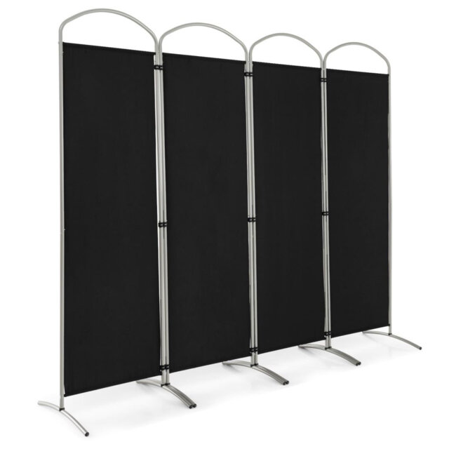 Foulger 221cm W x 188cm H 4 - Panel Folding Room Divider