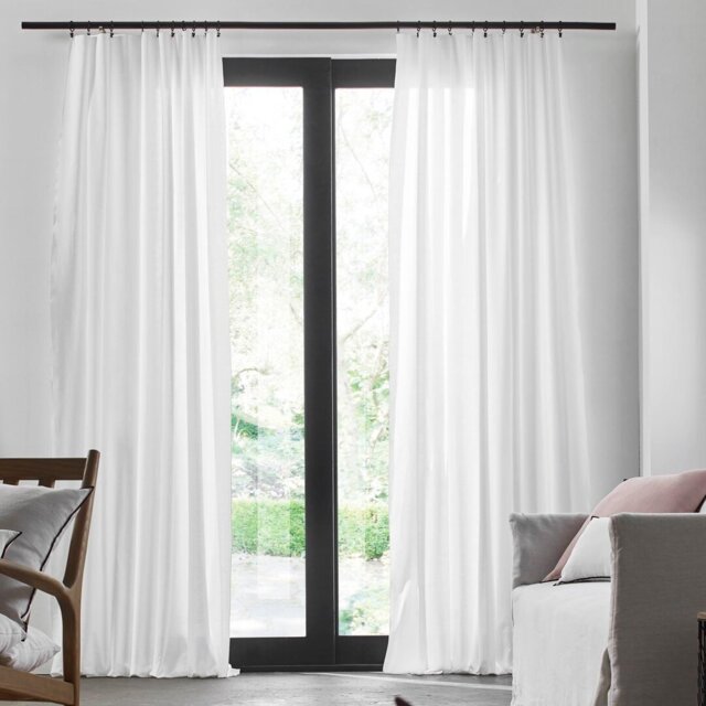 Mila Semi Sheer Window Scarf Single Panel