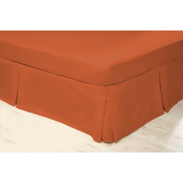 200 TC 50/50 Percale Polycotton Tailored Bed Skirt