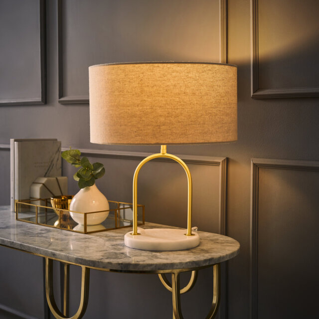 Metal Table Lamp