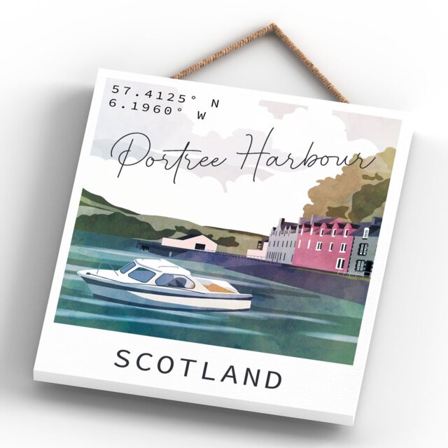 Scotland Portree Harbour Scotland Wall DÃ©cor