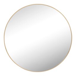 Jessica Round Metal Accent Wall Mirror