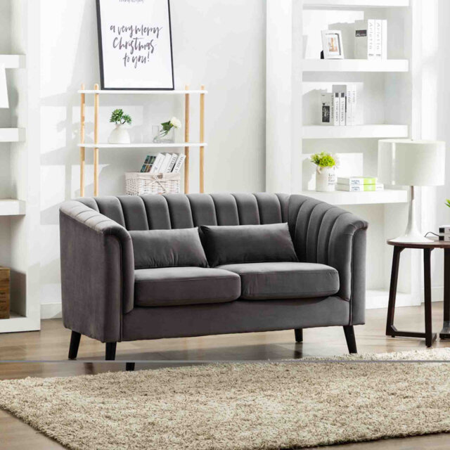 Colvin 2 Seater Velvet Loveseat