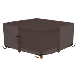 Heavy Duty Multipurpose Outdoor Rectangle FirePit Cover, Durable UV Resistant Patio Waterproof Cover