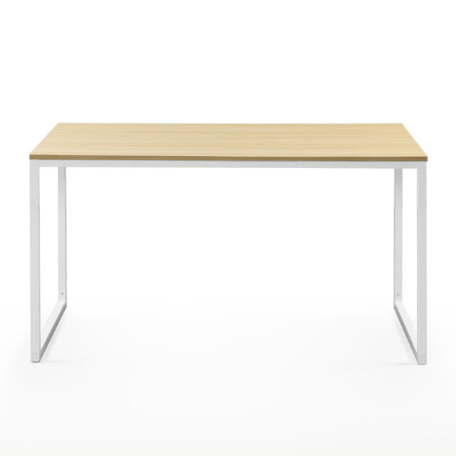Shawna Minimalist Home Office Desk â Modern Writing Desk with Sturdy Steel Frame & Spacious Work Surface