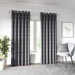 Harper Lined Eyelet Room Darkening Curtains
