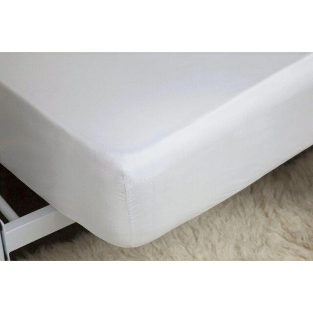 500 TC Premium Polycotton Sateen Fitted Sheet
