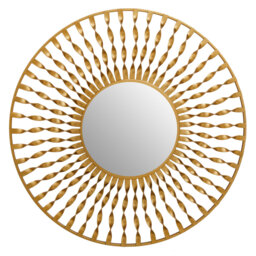 Ninnekah Metal Round Wall Mirror