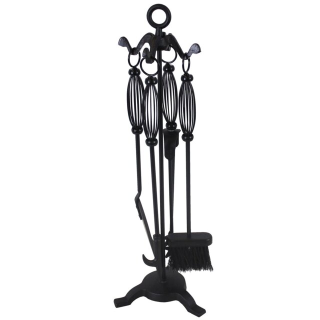 Iron Fireplace Tool Set