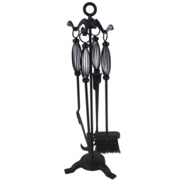Iron Fireplace Tool Set