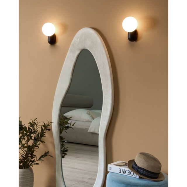 Set of 2 Wall Lamps HELME Black