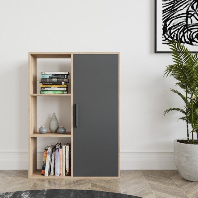 124.5cm H x 88.9cm W Najji Standard Bookcase