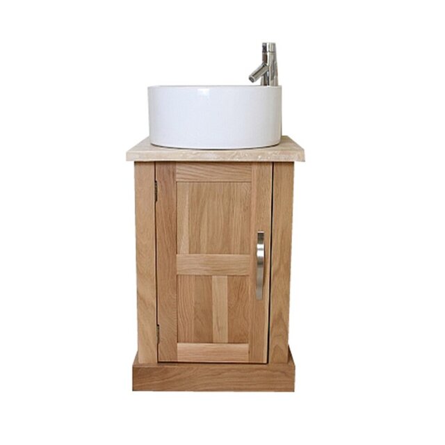 Desirae 500mm Single Bathroom Vanity with Vessel Ceramic Basin