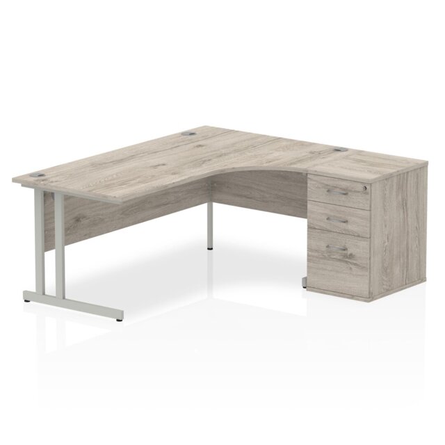 Zetta Metal Base Executive Desk