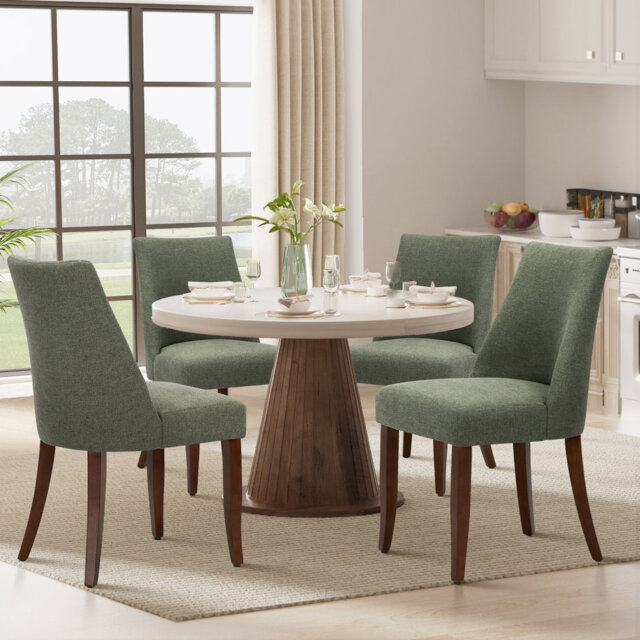 50.5cm H Foam Upholstered Upholstered Back Parsons Chair