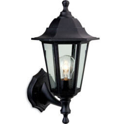 Malmo Matte Black 36cm H Outdoor Wall Lantern