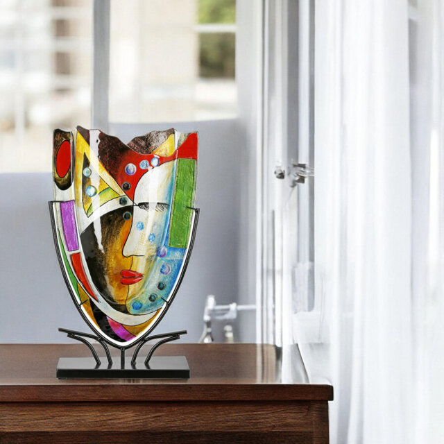 Daintin Handmade Glass Floor Vase