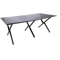 Charin Rectangular Metal Folding Outdoor Dining Table , cm W cm D