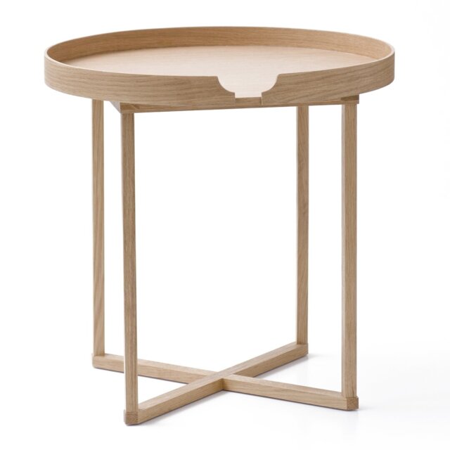 Bostic Solid Wood Tray Top End Table