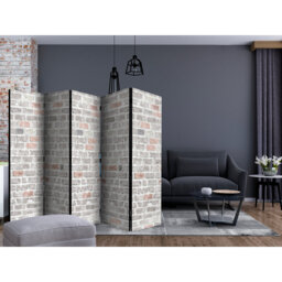 225cm W x 172cm H 5 - Panel Wood Folding Room Divider