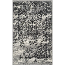 Eslinger Hooked Silver/Black Rug