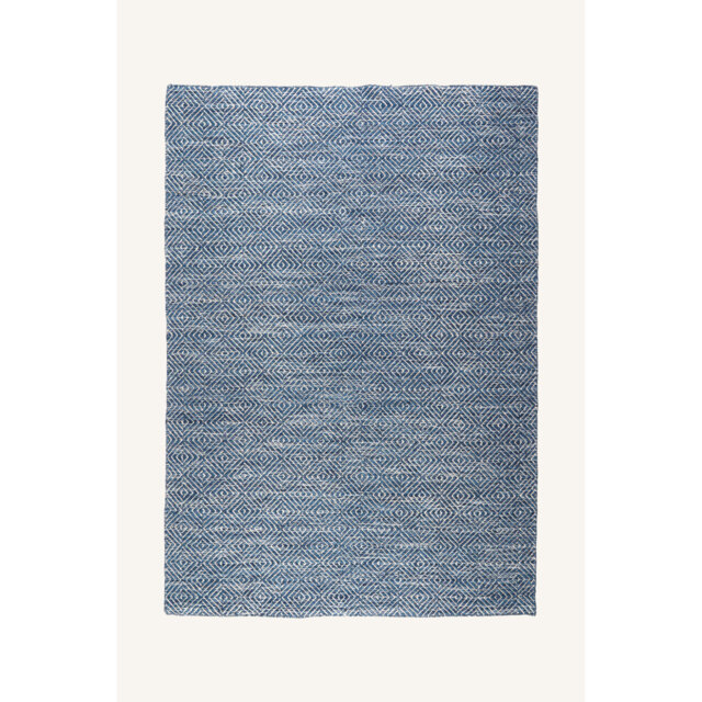 Lagarius Flatweave Wool Blue Rug