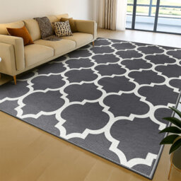 Oriental Machine Tufted Shag Area Rug