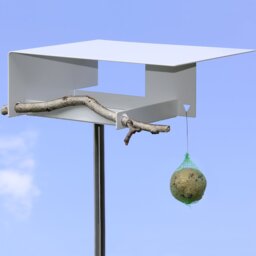 Metal Pole Decorative Bird Feeder
