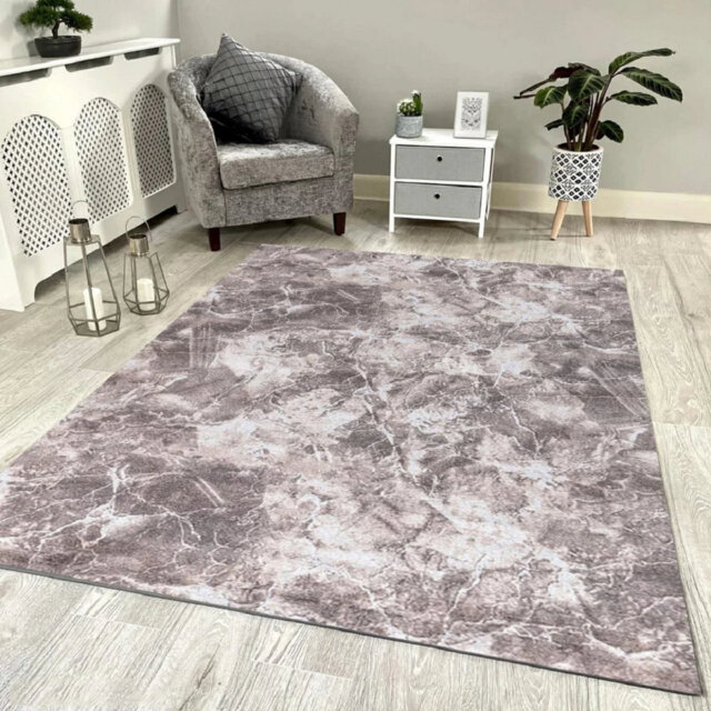 Marble Machine Tufted Indoor / Outdoor Area Rug