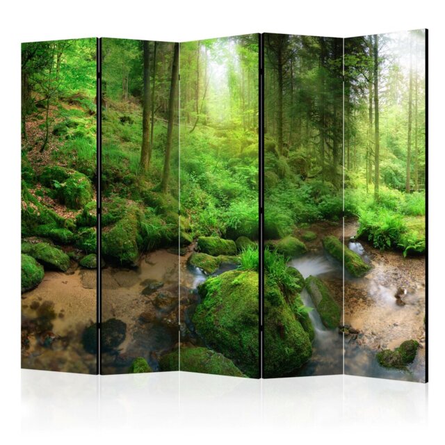Wedgeport 225cm W x 172cm H 5 - Panel Folding Room Divider