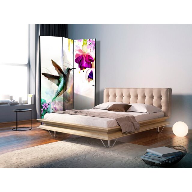 Vouno 172cm H Solid Wood Folding Room Divider