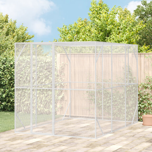 213cm Galvanised Steel Bird Cage Stand Bird Cage