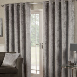 Eleanora Crushed Velvet Eyelet Panels