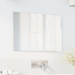 Wall Mirror Tempered Glass Modern Living Room Bathroom Decor For Indoor