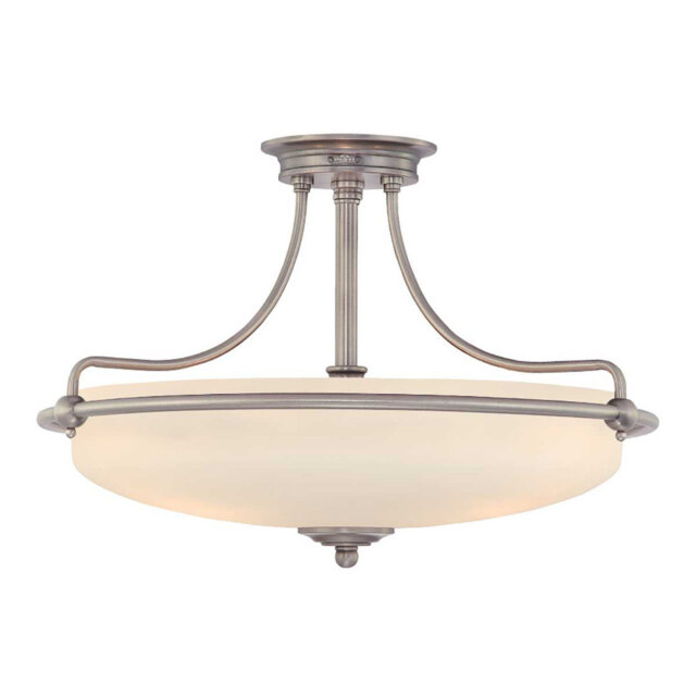 Elberta Glass Semi Flush Mount