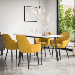 Ahlayna 4 - Person Dining Set