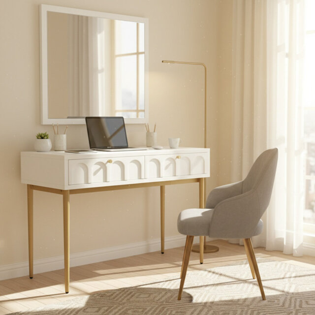 Valor Dressing Table with 2 Drawers