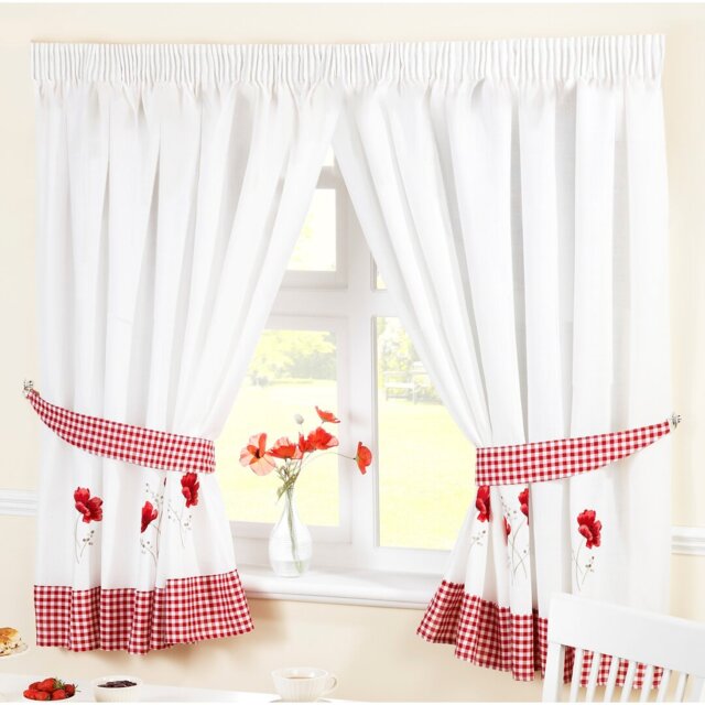 Anakie Pencil Pleat Semi-Sheer Curtains