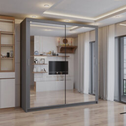 Ashawni 2 Door Laminate Wardrobe