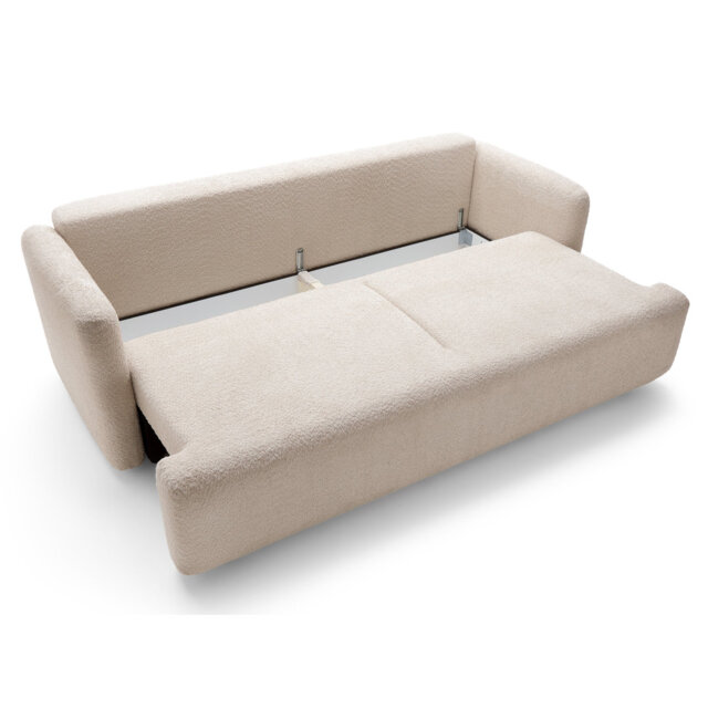 Beilul 227Cm Round Arm Sofa Bed