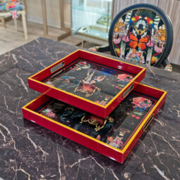 Myrtle & Mary Square Tray Set of  2 – FIFI