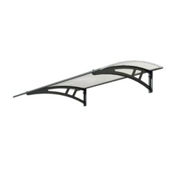Canopia By Palram 136cm W x 95cm D Plastic Clear Cover Retractable Door / Window Awning