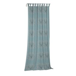 Devos Room Tab Top Curtain Single Panel, Opaque