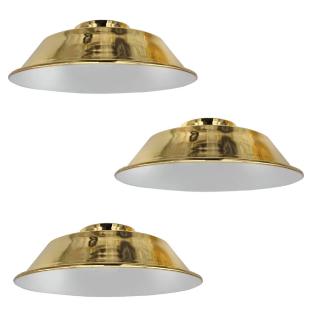 Grasonville 10cm H Metal Bowl Lamp Shade ( Uno )