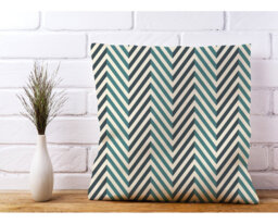 Chattahoochee Herringbone Chevron Square Throw Cushion